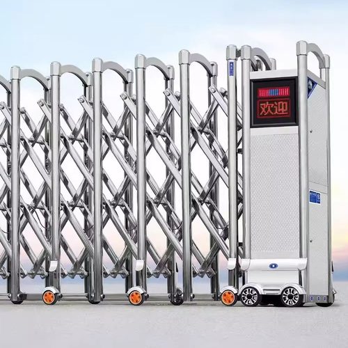 重庆安装工地工厂电动伸缩大门