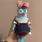 套装 仅娃衣 娃衣比奇居民学院衣服红扣牛仔裙打工呆呆鱼丑换装