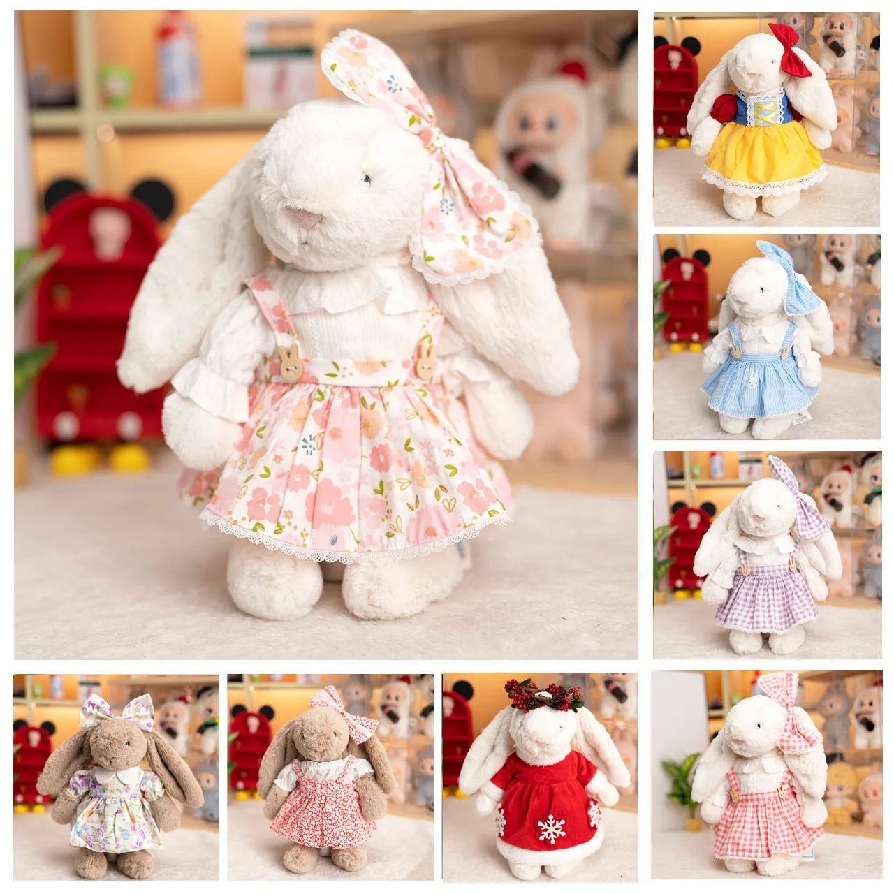 仅娃衣】Jely&cat邦尼兔玩偶娃衣白雪公主连衣裙套装32cm公仔着替,玩具/童车/益智/积木/模型,娃娃/配件/着替,淘宝优惠券,粉丝福利购,淘宝优惠卷