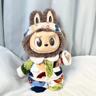 仅衣服】58cm拉布布衣服ZIMOMO娃衣搪胶LABUBU毛绒睡衣套装可爱