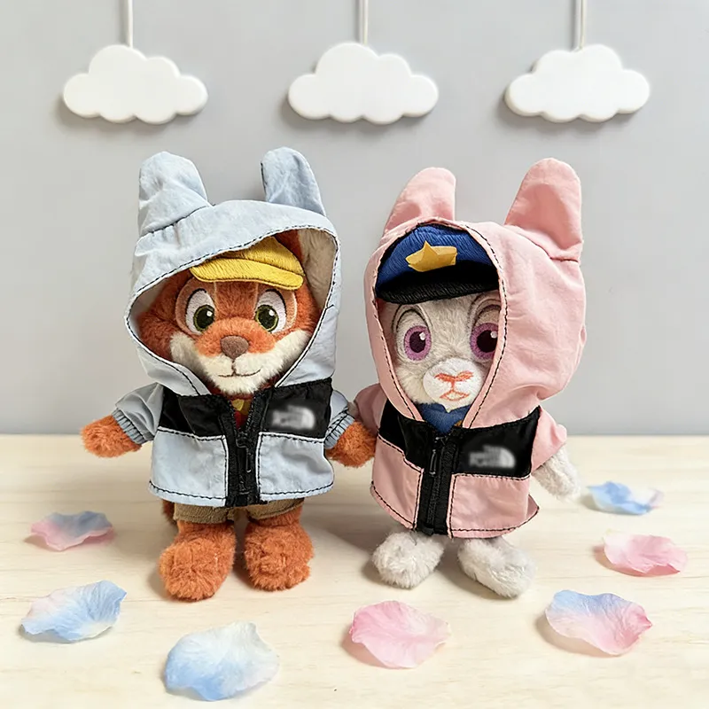 仅售衣服】尼克小狐狸挂件娃衣服北北冲锋衣套装朱迪钥匙扣潮流酷