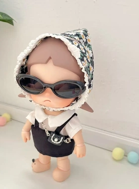 zsiga可动人偶向往之处bjd玩偶娃衣嘎子姐衣服配件绿雏菊头巾萌