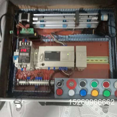 议价自制三菱PLc  FⅩ3u 32MT学习机箱一台议价