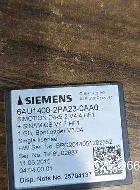 议价6AU1400-2PA23-0AA0，带SINAMIC议价