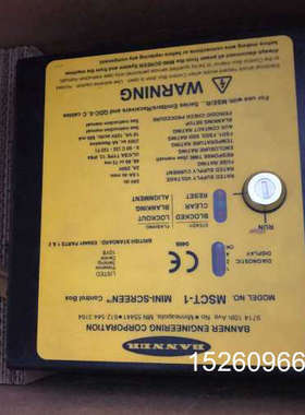 议价美国邦纳BANNER安全栅控制器MSCT-1，产品原装全新，议价