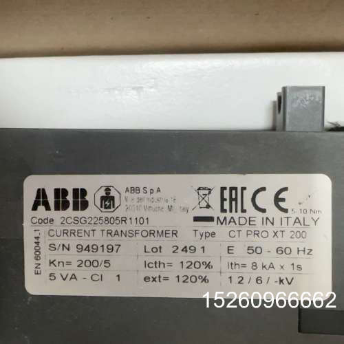 议价进口正品ABB互感器CT+PRO+XT数量10台,标价是打包议价