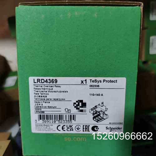 议价TeSys D系列热过载继电器，型号LRD4369，法议价