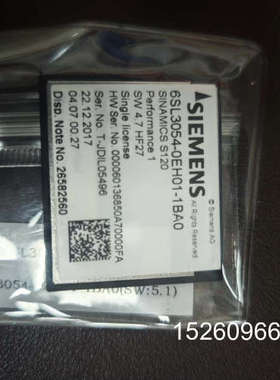 议价SINAMICS S120存储卡，型号6SL305议价