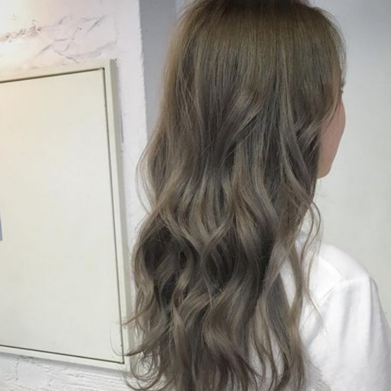 青木亚麻灰染发剂2021流行色染发膏在家自己染物植纯天然无刺激