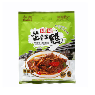 湖南怀化特产和翔芷江鸭劲辣750g芷香香辣炒鸭美味包装