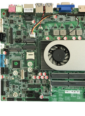 促销 i5-8257U/i5-8259U迷你工控主板6COM工业超薄LVDS一体机主板