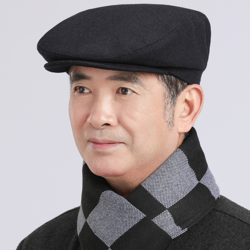 前进帽休闲现代男秋冬百搭中老年