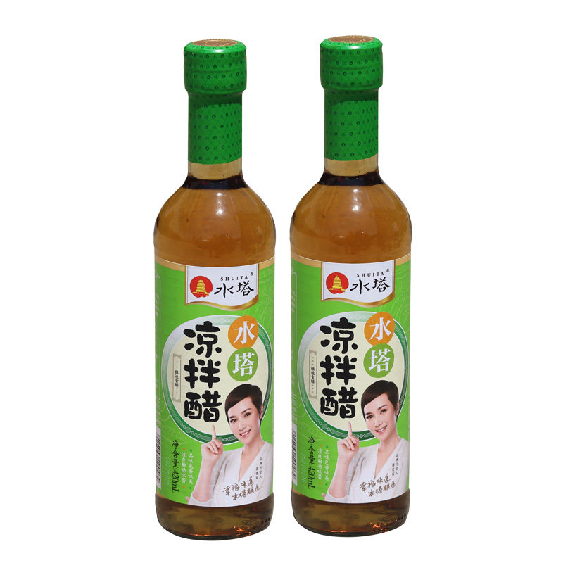 山西特产 清徐老陈醋水塔陈醋420mlx2瓶3.5度酸调味醋烹饪凉拌醋
