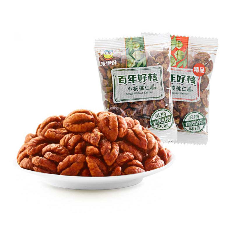 来伊份临安小核桃仁120g原味坚果仁手剥孕妇零食小包装山核桃仁