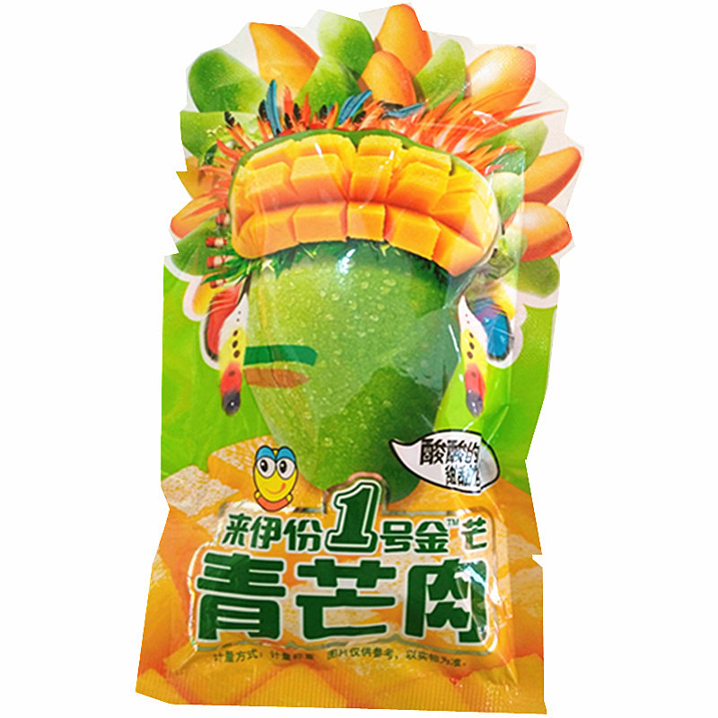 来伊份 1号金芒 青芒肉1小包芒果干下午茶水果干零食小包装来一份