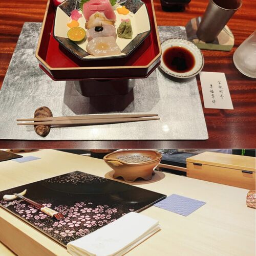 森林现货日本进口漆器托盘怀石料理会席长方餐垫omakase高端餐具