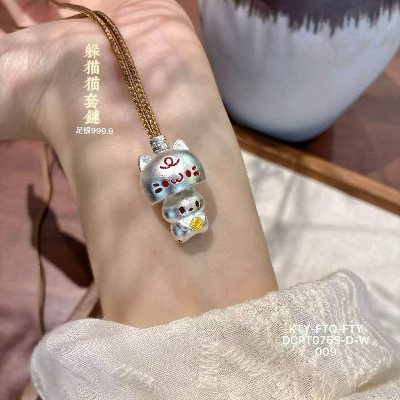 妈妈礼物送礼送女友纯银证书新款