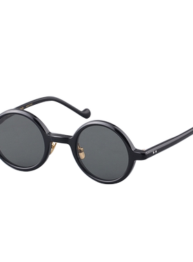 复古圆框可配圆形近视眼镜架