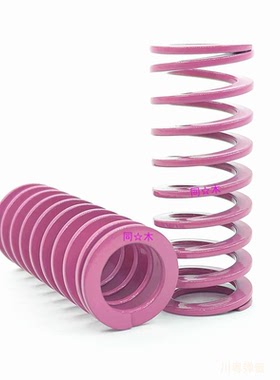 SWC6 8 10  12  14  16 外径浅紫色YSWC模具弹簧高压缩量矩形弹簧