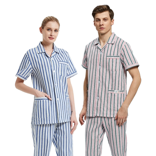 病号服纯棉医院患者睡衣长短袖病员服分体套装舒适住院宽松护理服
