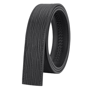 牛当家男士皮带条头层牛皮自动扣腰带配件无头真皮皮带身不带头