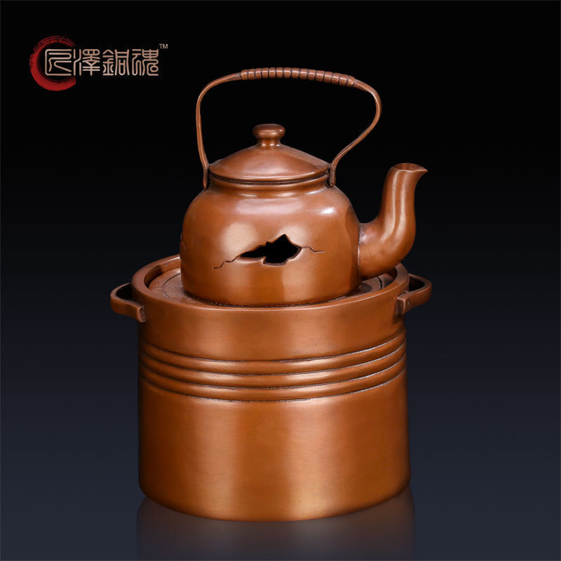 纯紫铜纯紫铜茶壶家居香道用品