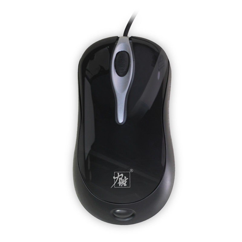 力胜OP-200有线鼠标USB便携笔记本办公电脑女生可爱时尚小手光学