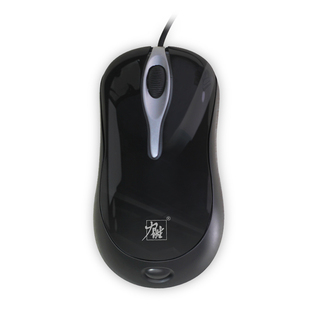 力胜OP-200有线鼠标USB便携笔记本办公电脑女生可爱时尚小手光学