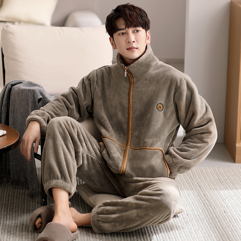 爆款男士保暖睡衣必选
