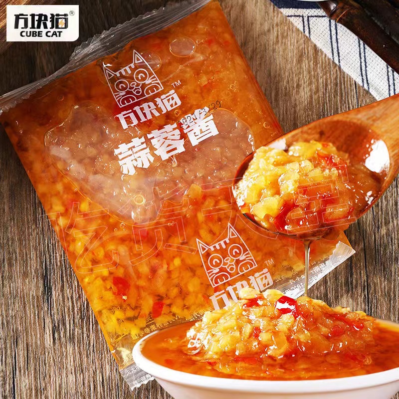 方块猫蒜蓉酱一包100g/包【赠品单拍不发货】 水产肉类/新鲜蔬果/熟食 扇贝 原图主图