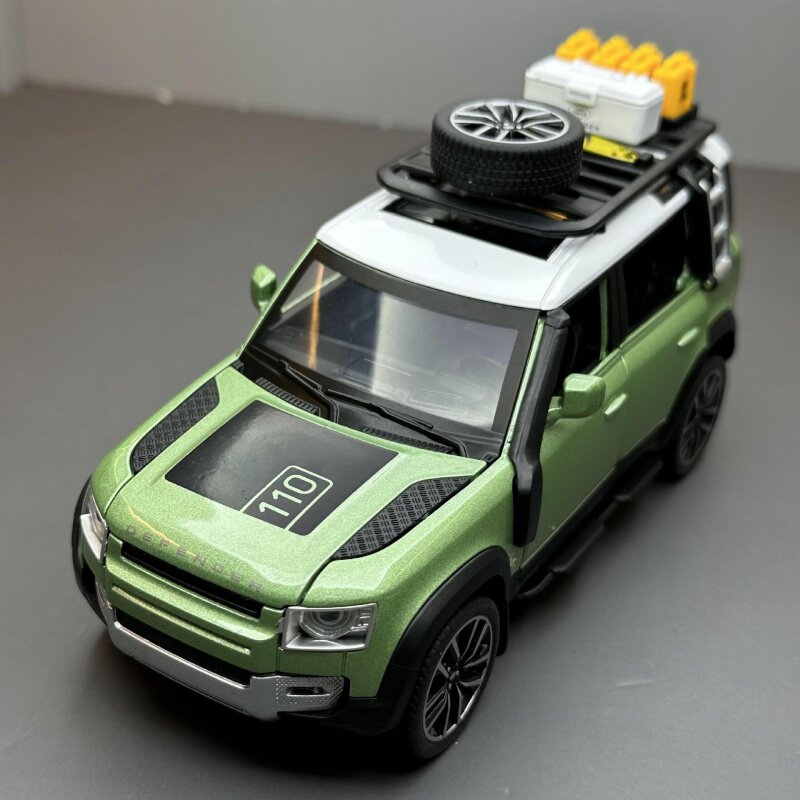 黑曼巴合金车模1:32录虎卫士带声光回力玩具越野车户外版模型摆件