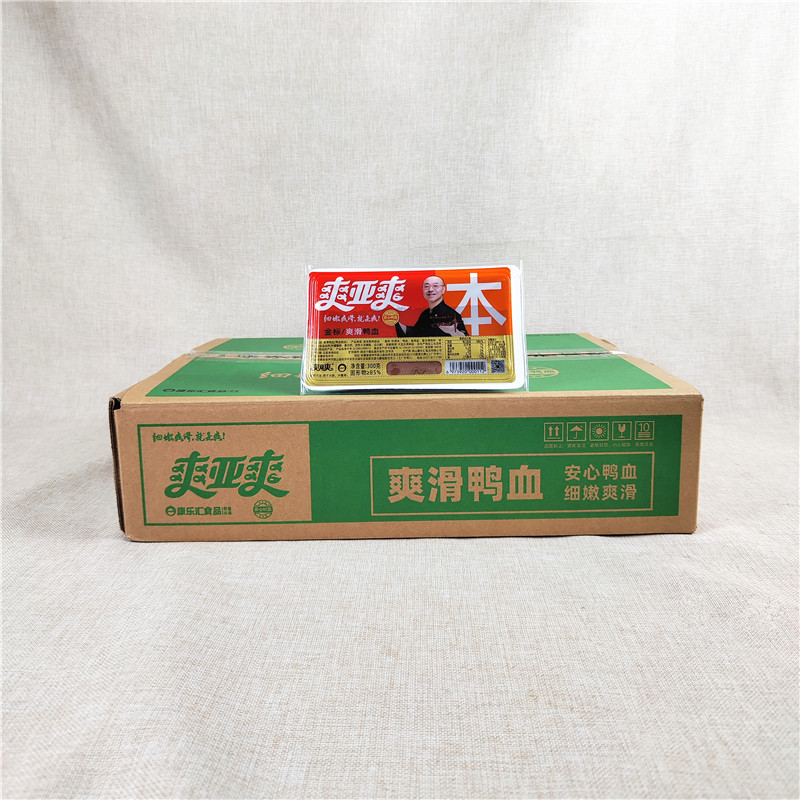 爽亚爽嫩滑爽口鸭血300g火锅配菜