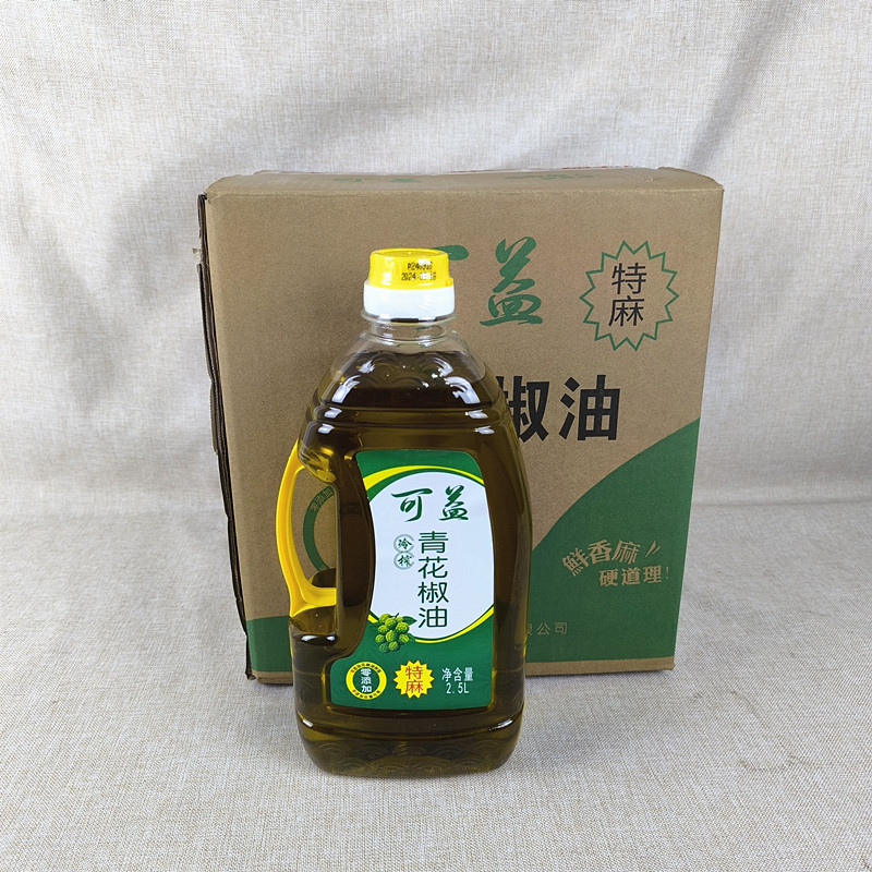 凉拌青花椒油可益调味品物理压榨图片