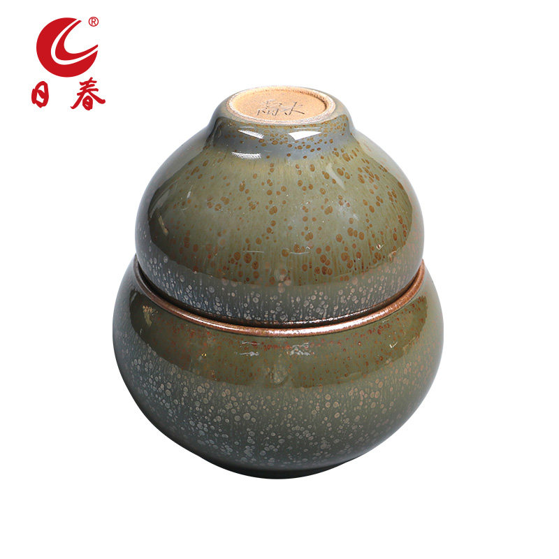 日春茶具建盏杯子木易阳杨兴生个人杯葫芦对杯木叶盏