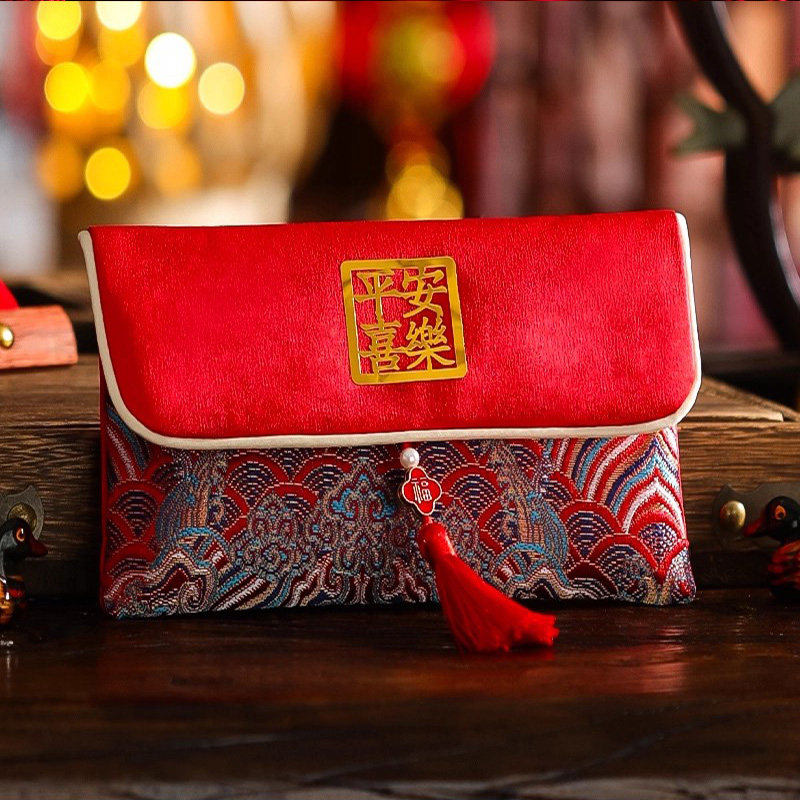 新年布艺红包2026新款马年创意个性利是封过年儿童通用款压岁钱袋,节庆用品/礼品,红包/利是封,淘宝优惠券,粉丝福利购,淘宝优惠卷