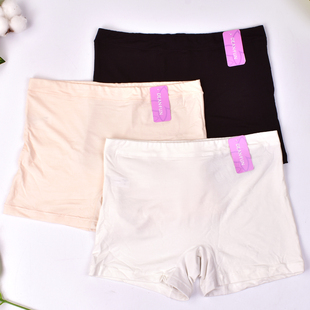 蝶安芬女士内裤 24年新款 低腰莫代尔手感顺滑纯色打底四角裤 安全裤