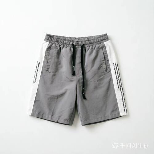 G1633【满两件包邮】2026夏新款青少年港风撞色短裤字母休闲裤潮