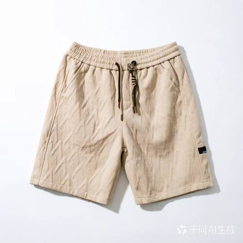 Z1112【满两件包邮】2026夏季新款青少年港风大码凹凸印休闲短裤