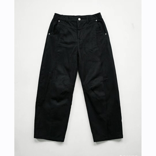 青少年港风宽松拼布撞色弯刀休闲裤 Z092 2026春新款 包邮 满两件