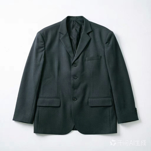 Z1429【满两件包邮】2026秋季新款青少年港风潮格子休闲西服外套