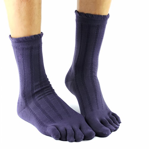 女士羊毛五指中筒袜保暖吸湿