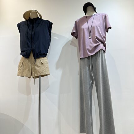 卡其色工装裤女夏美式复古百搭显瘦小个子宽松阔腿休闲短裤热裤26