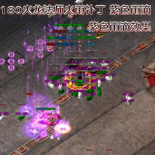 紫色火雨补丁 爱心火墙蓝盾 补丁  道士玫瑰花群毒冰龙飓风破补丁