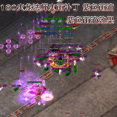 紫色火雨补丁 爱心火墙蓝盾 补丁  道士玫瑰花群毒冰龙飓风破补丁