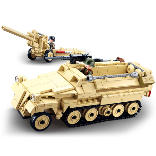 sdkfz251半履带运兵车拼装积木