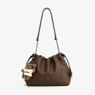 极简者 百搭女包单肩斜挎包手提包包女水桶包J01 轻奢时尚