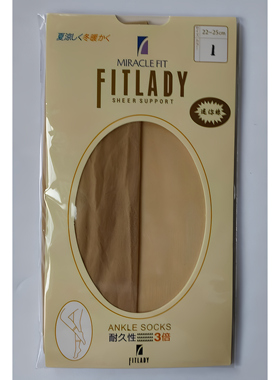 1010 FITLADY 短丝袜 迷你丝 耐久性3倍 短袜