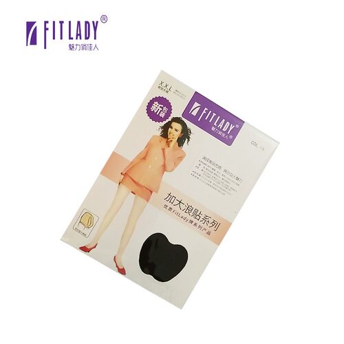 FITLADY双面加裆加大码连裤袜