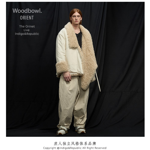 庶人藏族服饰羊羔毛外套