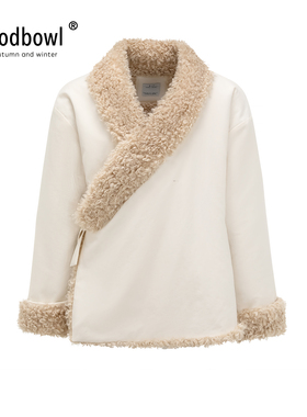 Woodbowl/男装.  23aw 羊羔毛 藏服外套